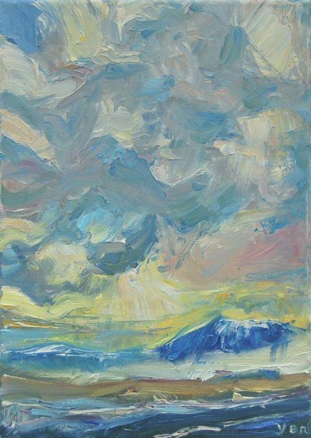 Icelandic 1 - Infinite - 14x10 in - oil canvas '16 - iceland - SOLD