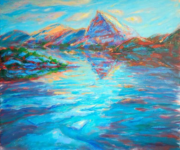 Norwegian Alps - 20x24in - oil canvas - '08 - norway - SOLD