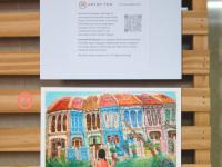 Singapore Souvenir 5x7 Signed Art Prints of Emerald Hill, Joo Chiat, Tanjong Pagar Shophouse Paintings | Vibrant Asia Travel $20 Gift of Peranakan Heritage
