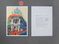 Singapore Souvenir 5x7 Signed Art Prints of Emerald Hill, Joo Chiat, Tanjong Pagar Shophouse Paintings | Vibrant Asia Travel $20 Gift of Peranakan Heritage