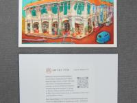 Singapore Souvenir 5x7 Signed Art Prints of Emerald Hill, Joo Chiat, Tanjong Pagar Shophouse Paintings | Vibrant Asia Travel $20 Gift of Peranakan Heritage