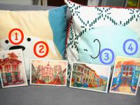 Singapore Souvenir 5x7 Signed Art Prints of Emerald Hill, Joo Chiat, Tanjong Pagar Shophouse Paintings | Vibrant Asia Travel $20 Gift of Peranakan Heritage