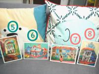 Singapore Souvenir 5x7 Signed Art Prints of Emerald Hill, Joo Chiat, Tanjong Pagar Shophouse Paintings | Vibrant Asia Travel $20 Gift of Peranakan Heritage