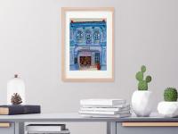 Chinese Shophouses Art Prints - Colourful Impressionist Paintings of Pretty Peranakan Houses - Singapore City Souvenirs