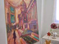 Art And Justice - Surreal fauvist impressionist painting of Singapore city's National Art Gallery, once the Supreme Court building