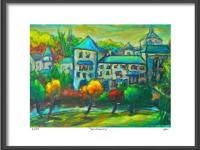 Any fine art giclee prints of travel landscape paintings in standard frame sizes 5x7 / 8x10 / A4 / 11x14 / A3 limited edition