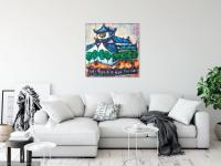 Suzhou Gardens - Chinese Painting, Zen House, Whimsical Art, Original Oil Painting, Impressionist, China Architecture, Classical, Asian Art