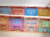 7 - Blue Peranakan Shophouse Oil Painting - Most Colorful and Picturesque Street in Singapore City - 8-Row Art Series - Singapore Gift -PH7