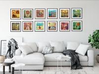 Any fine art giclee prints of travel landscape paintings in standard frame sizes 5x7 / 8x10 / A4 / 11x14 / A3 limited edition