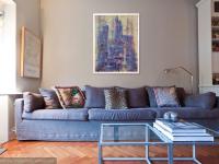 Whimsical Metropolis - Original Abstract Painting on Canvas - Surreal Art for Home Decor - Fantasy City Mood - Unique Cityscape - Blue Art