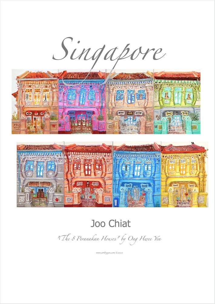 Singapore Art Prints - Travel Landscape Paintings of City - Marina Bay Sands, Fullerton Hotel, Traditional Shophouses - Singapore Souvenir