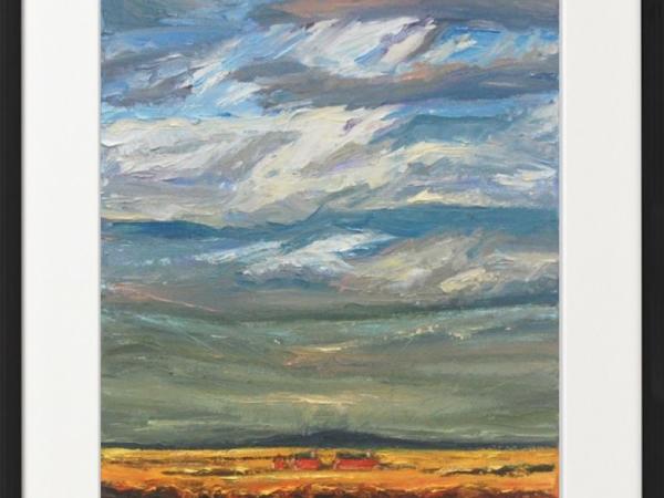 European Scenery Paintings Wall Art Prints A3 -  Icelandic atmospheric clouds mountain scenery landscapes travel art