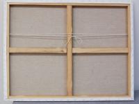Back view: Ready-to-hang Chinatown canvas