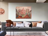Singapore Chinatown Corner iconic shophouse art living room view