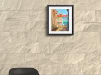 Singapore Signed Art Poster of Whimsical Painting of Pink Green Peranakan Houses at Koon Seng Road in Katong-Joo Chiat, Asia Travel Print Gift