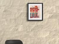 Singapore Signed Art Poster of Joo Chiat Chinese Red Shophouse Vibrant Artwork, Asia Travel Heritage Print Gift