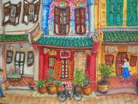 Detail: No. 66 Spottiswoode Park Rd shophouse art