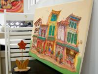 Right Side View of canvas art Spottiswoode Park Shophouses