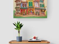 Spottiswoode art in modern home interior view